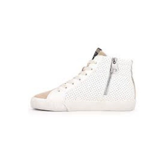 Women's Vintage Havana Excel Studded  High Top Sneaker White Multi SZ 7&8-NEW - Picture 5 of 5